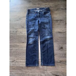 Eileen Fisher PP 2-4 Petite Denim Jeans Good Condition Shows Minor Wear